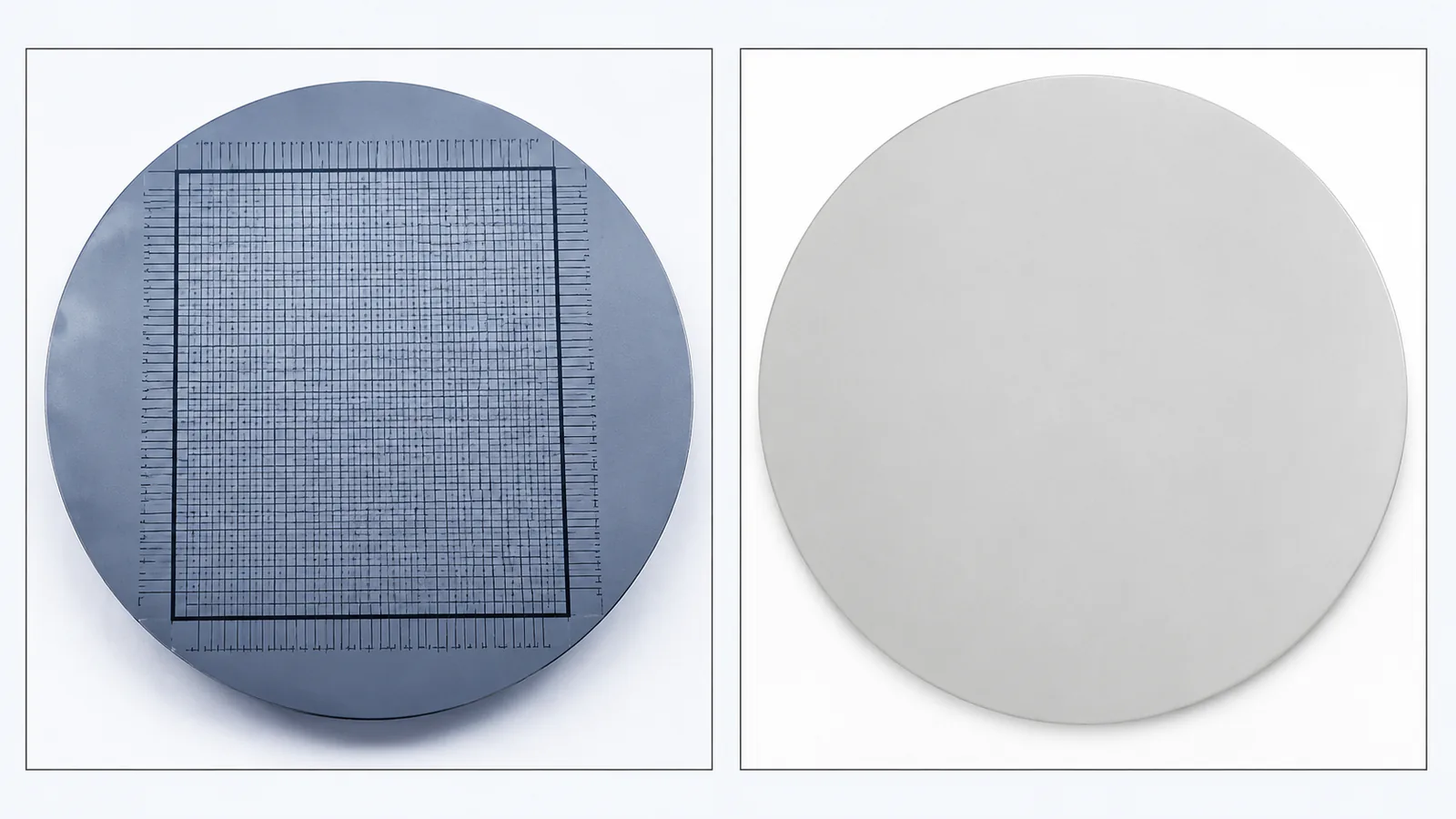Project-supplied illustration comparing a patterned circular form with a plain circular form